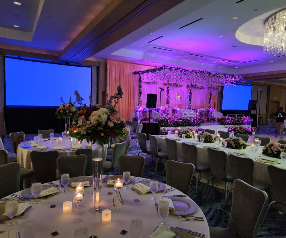 Equipo audiovisual para conferencia empresarial en Broward